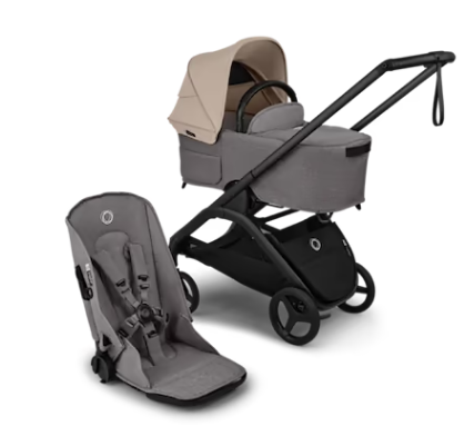 עגלת בוגבו דרגונפליי פלוס + Bugaboo Dragonfly Plus מרכב אפור מלאנג