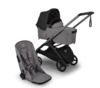 עגלת בוגבו דרגונפליי פלוס + Bugaboo Dragonfly Plus מרכב אפור מלאנג' צבע גגון שחור