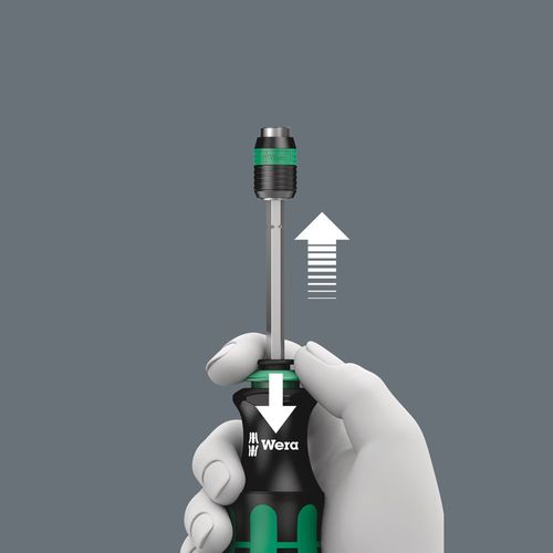 סט מחזיק ביטים וביטים Kraftform Kompakt 20 Tool Finder 2 של Wera עם 13 חלקים בנרתיק.