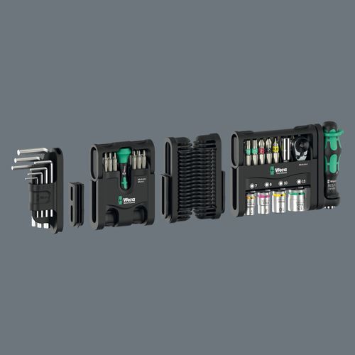 סט כלים מודולרי Tool-Check Imperial אינצ'י עם 50 חלקים.