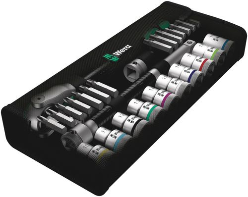 סט ראצ'ט ובוקסות 1/2 Zyklop Speed עם 28 חלקים מבית Wera.
