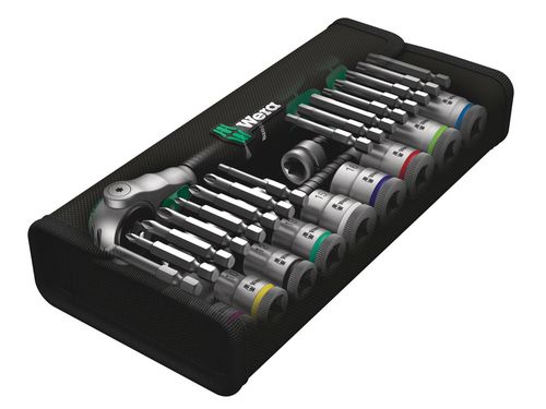 סט בוקסות וראצ'ט Zyklop Speed 3/8 הכולל 29 חלקים בנרתיק טקסטיל.