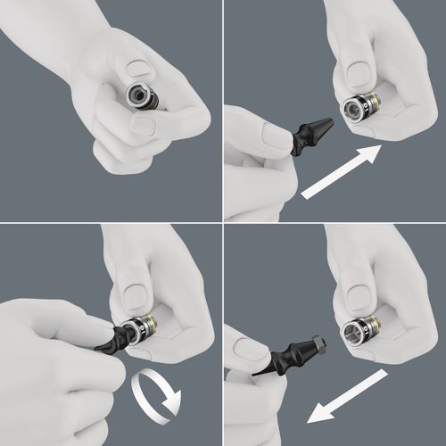 סט בוקסות וראצ'ט מתכת Zyklop Metal בחיבור 3/8 הכולל 13 חלקים בתוך מארז טקסטיל שחור.