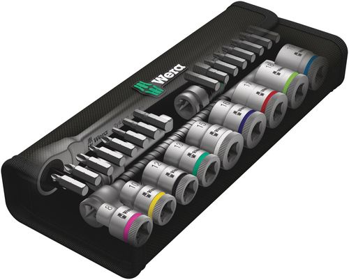 סט ראצ'ט ובוקסות Zyklop Metal 3/8 עם 29 חלקים.