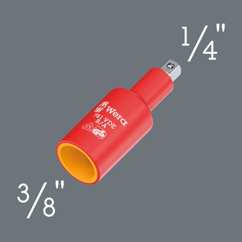 מתאם בוקסות מבודד VDE במידה 3/8 ל-1/4 באורך 66 מ