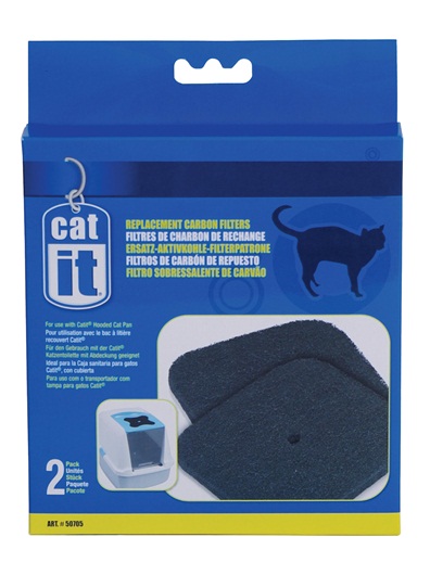 קאט איט CAT IT - פילטר פחם לשירותי חתול - 2 בחבילה - דגם 50705