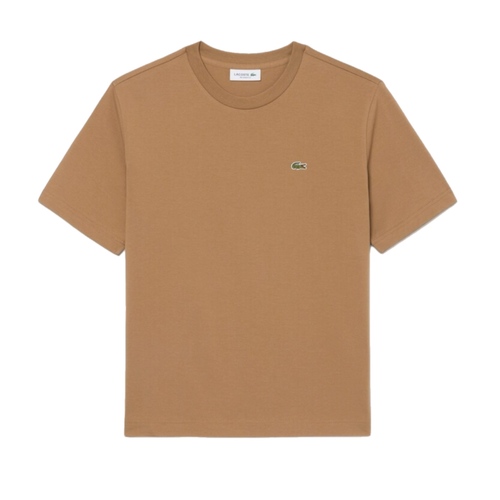 חולצה LACOSTE מידות XS-XL לנשים בגוון קאמל