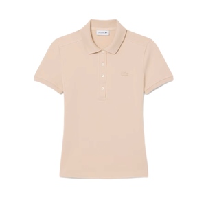 חולצה LACOSTE מידות XS-XL לנשים בגוון ורוד בהיר