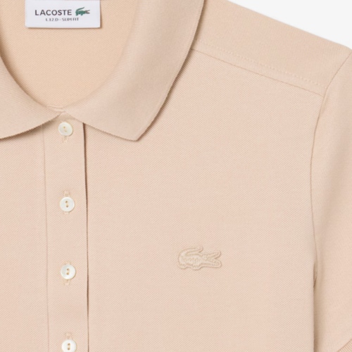 חולצה LACOSTE מידות XS-XL לנשים בגוון ורוד בהיר