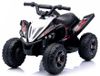 טרקטורון ספורט 12V ממונע לילדים עם נסיעה קדימה/אחורה, גלגלי EVA, תאורה וצופר - שחור