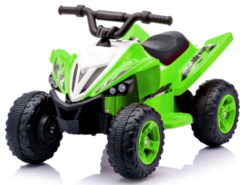 טרקטורון ספורט 12V ממונע לילדים עם נסיעה קדימה/אחורה, גלגלי EVA, תאורה וצופר - ירוק