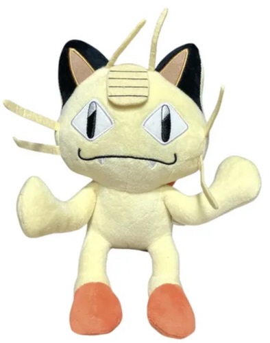 מיאו בובת פרווה 20 ס”מ | Meowth Plush 20 cm Pokemon