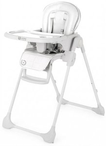 כסא אוכל מתכוונן דגם Mini Fold מבית Bsmart - לבן