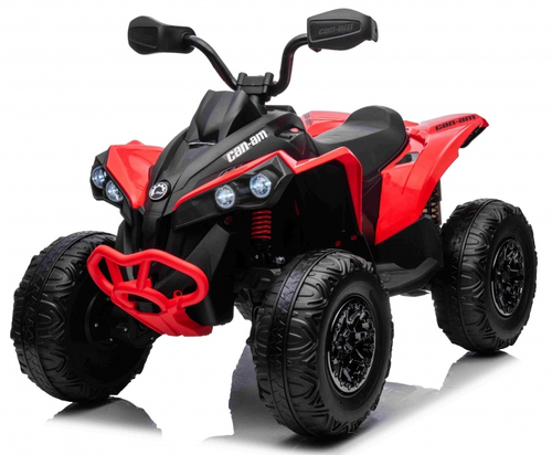 טרקטורון 12V ממונע לילדים 4X4 דמוי Can Am Renegade ATV עם גלגלי EVA, תאורה ומערכת מוזיקה - אדום