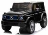 ג'יפ ממונע 12V לילדים Mercedes-Benz EQG עם גלגלי EVA, תאורת חזית ושלט רחוק - שחור