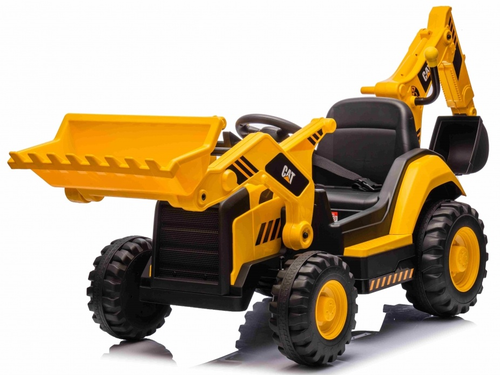 טרקטורון/מחפרון ממונע 12V לילדים CAT 9021 עם שלט רחוק