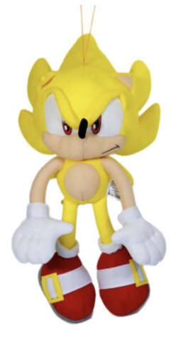 סופר סוניק בובת פרווה 30 ס”מ | Super Sonic Plush 30 cm