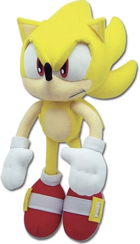 סופר סוניק בובת פרווה 30 ס”מ | Super Sonic Plush 30 cm