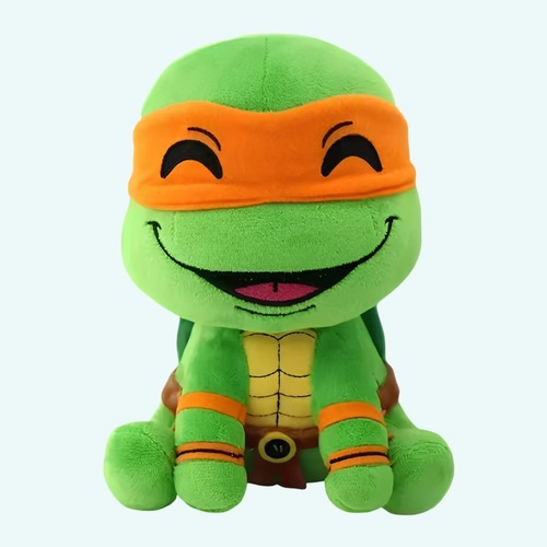 מיכלאנג’לו צבי הנינג’ה בובת פרווה 20 ס”מ | Michelangelo TMNT Ninja Tortle Plush 20 cm