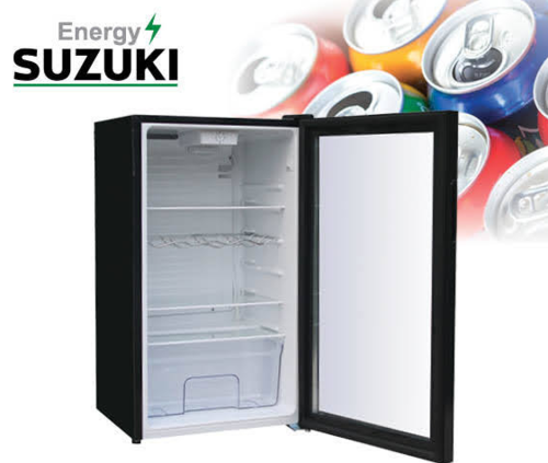 מקרר משרדי 100 ליטר ומעוצב חזית ויטרינה Suzuki Energy דגם 323911