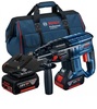 פטישון נטען בוש כולל 2 סוללות 4AH ומטען GBH 185-LI מבית BOSCH בוש