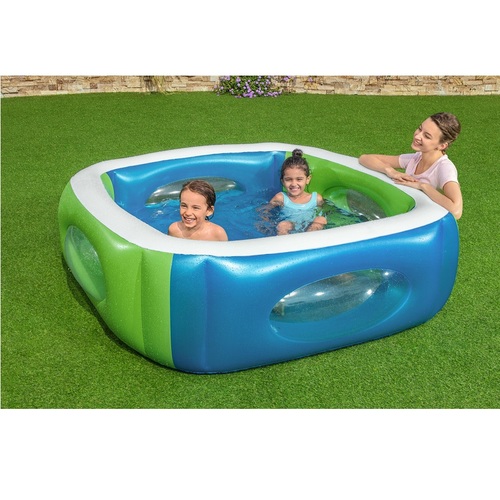 בריכה מתנפחת מרובעת עם חלונות 56X168X168 ס