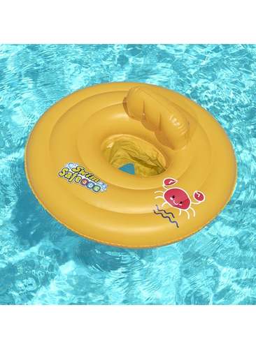 גלגל ים צהוב מדגם Bestway Swim Safe Baby Support המיועד לפעוטות
