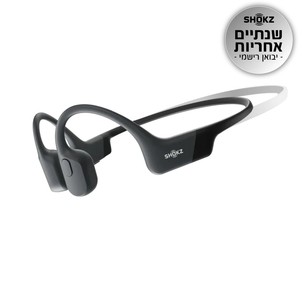 אוזניות הולכת עצם | Shokz OpenRun Mini | USB-C שחור