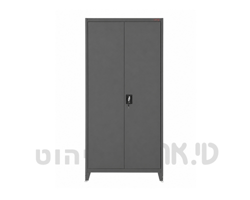 ארון מתכת אפור כהה