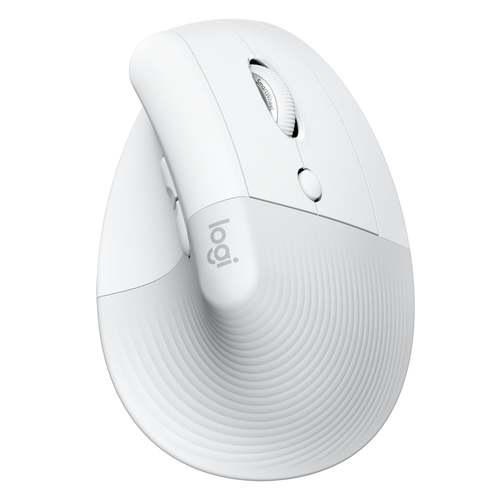 עכבר ארגונומי אלחוטי Logitech Lift Vertical צבע לבן
