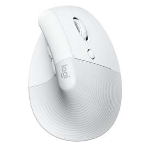 עכבר ארגונומי אלחוטי Logitech Lift Vertical צבע לבן