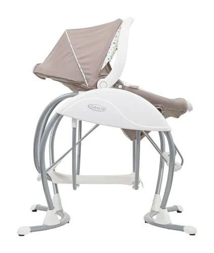 נדנדה משולבת טרמפולינה לתינוק Glider™‎ Elite - חום Skater Geo