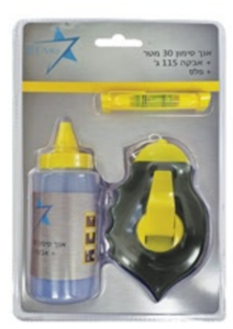 אנך סימון 30 מטר STARS כולל אבקה ופלס