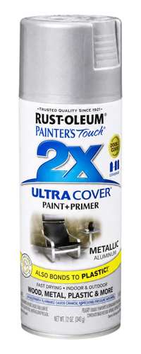 ספריי צבע X2 | אלומיניום Rust-Oleum