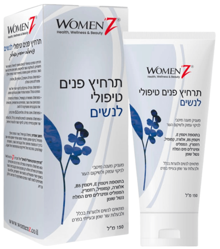 תרחיץ פנים טיפולי לנשים וומאנז 150 מ