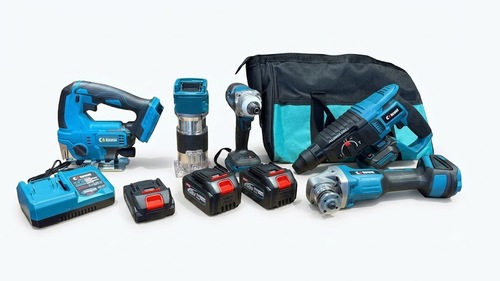 סט 5 כלים נטענים מקצועי מבית טייגר 