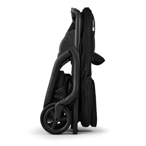 עגלת תינוק בוגבו דרגונפליי פלוס – Bugaboo Dragonfly Plus צבע שחור גגון ורוד דאסטי