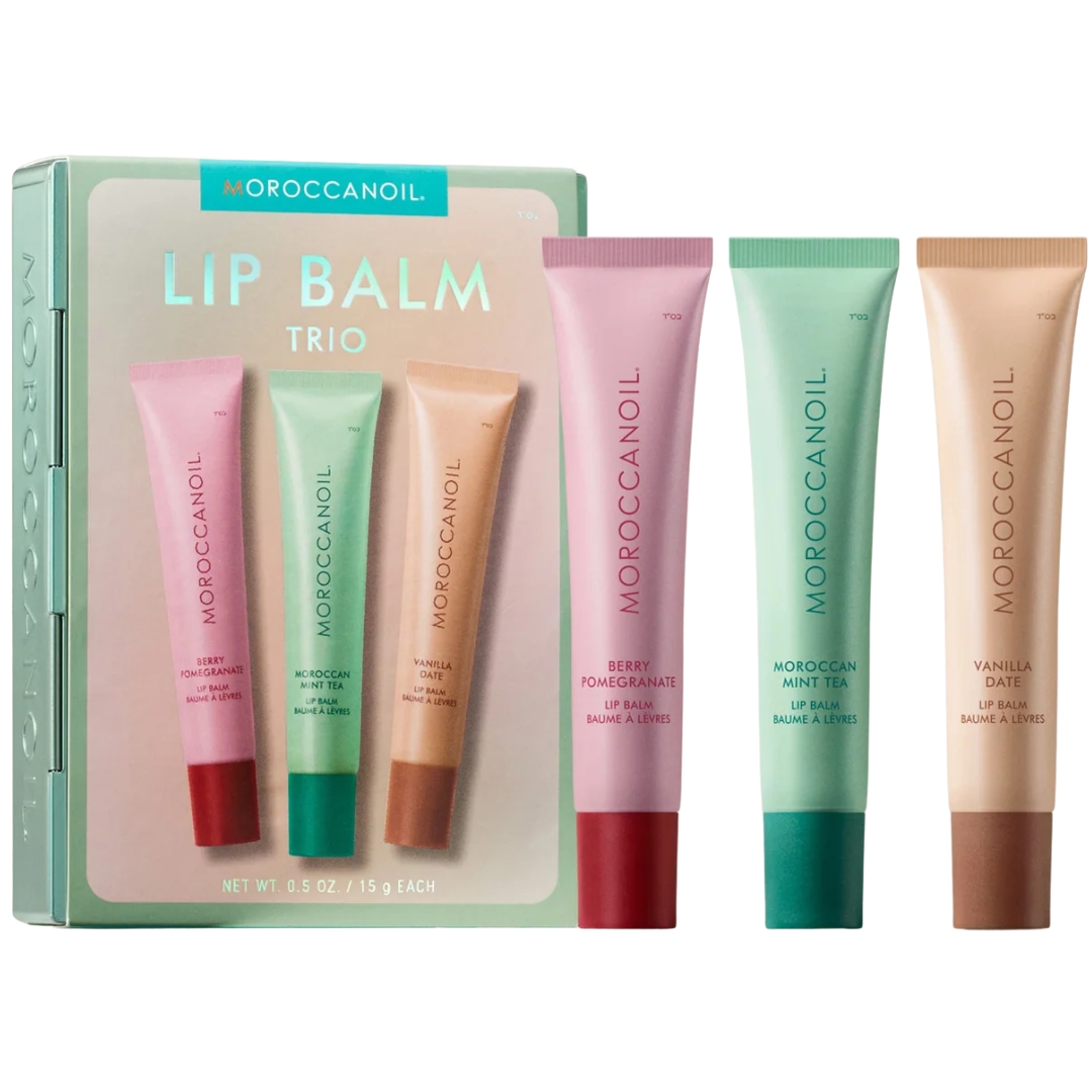 מארז ליפ באלם של MOROCCANOIL כולל ליפ באלם אחד במתנה + קופסת מתכת מעוצבת