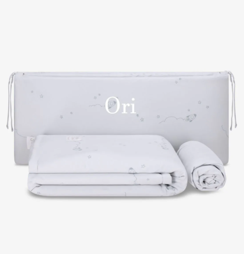 סט מצעים למיטת תינוק Cotton cloud, תכלת, OS