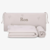 סט מצעים למיטת תינוק Cotton cloud, אבן, OS