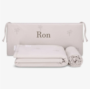 סט מצעים למיטת תינוק Cotton cloud, אבן, OS