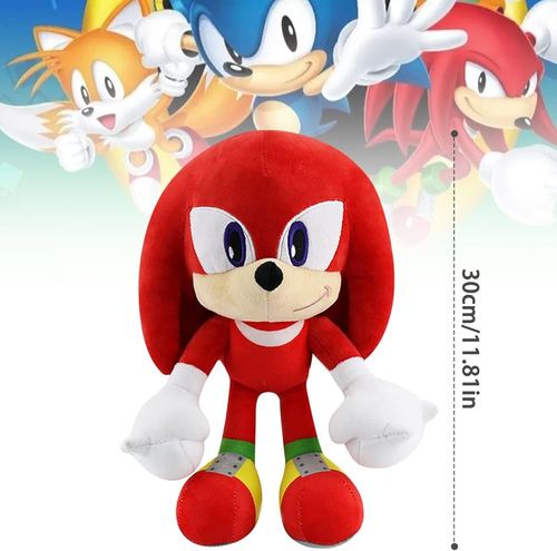 בובת פרווה נאקלס 30 ס”מ | Knuckles the Echidna Plush 30 cm