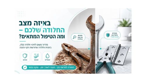 איך להסיר חלודה מכלי עבודה ומתכת? המדריך המלא לשיקום ומניעה 