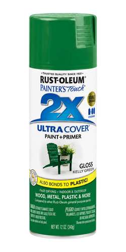 ספריי צבע 340 גרם / X2  Gloss Meadow Green