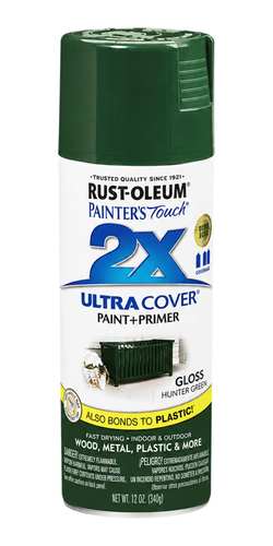 ספריי צבע X2 HUNTER GREEN מבריק | 340 גרם