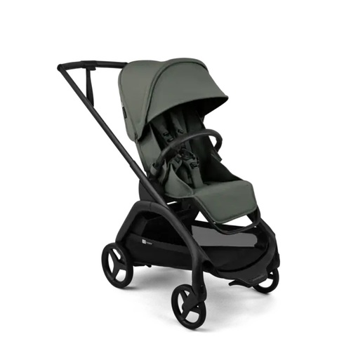 עגלת תינוק בוגבו דרגונפליי פלוס – Bugaboo Dragonfly Plus צבע בדים ירוק גגון ירוק