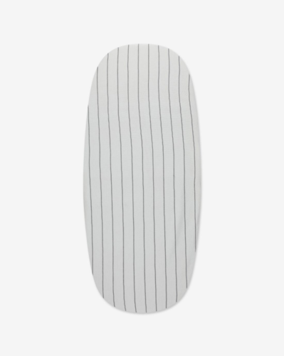 סדין לעגלה 44*78 סמ - Cotton cloud בצבע שחור לבן 