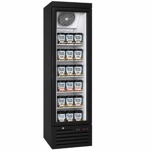מקפיא 159 ליטר צר שחור