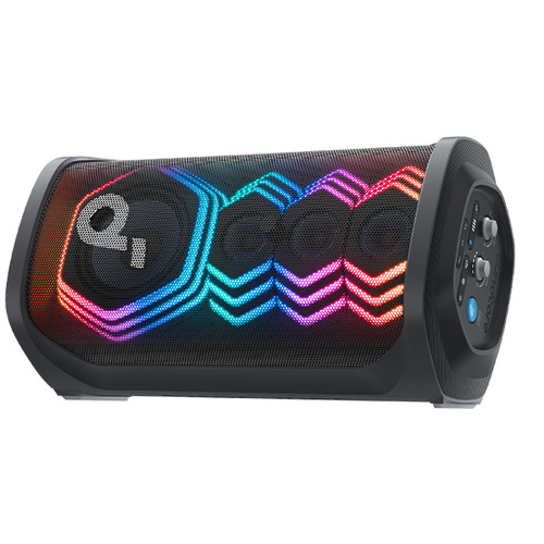 רמקול נייד Anker Soundcore Rave 3S בהספק 200W עם סאב וופר, תאורת לד וזוג מיקרופונים אלחוטיים | יבואן רשמי
