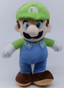 בובת קטיפה לואיג’י 20 ס”מ – Super Mario Luigi 20cm Plush Toy